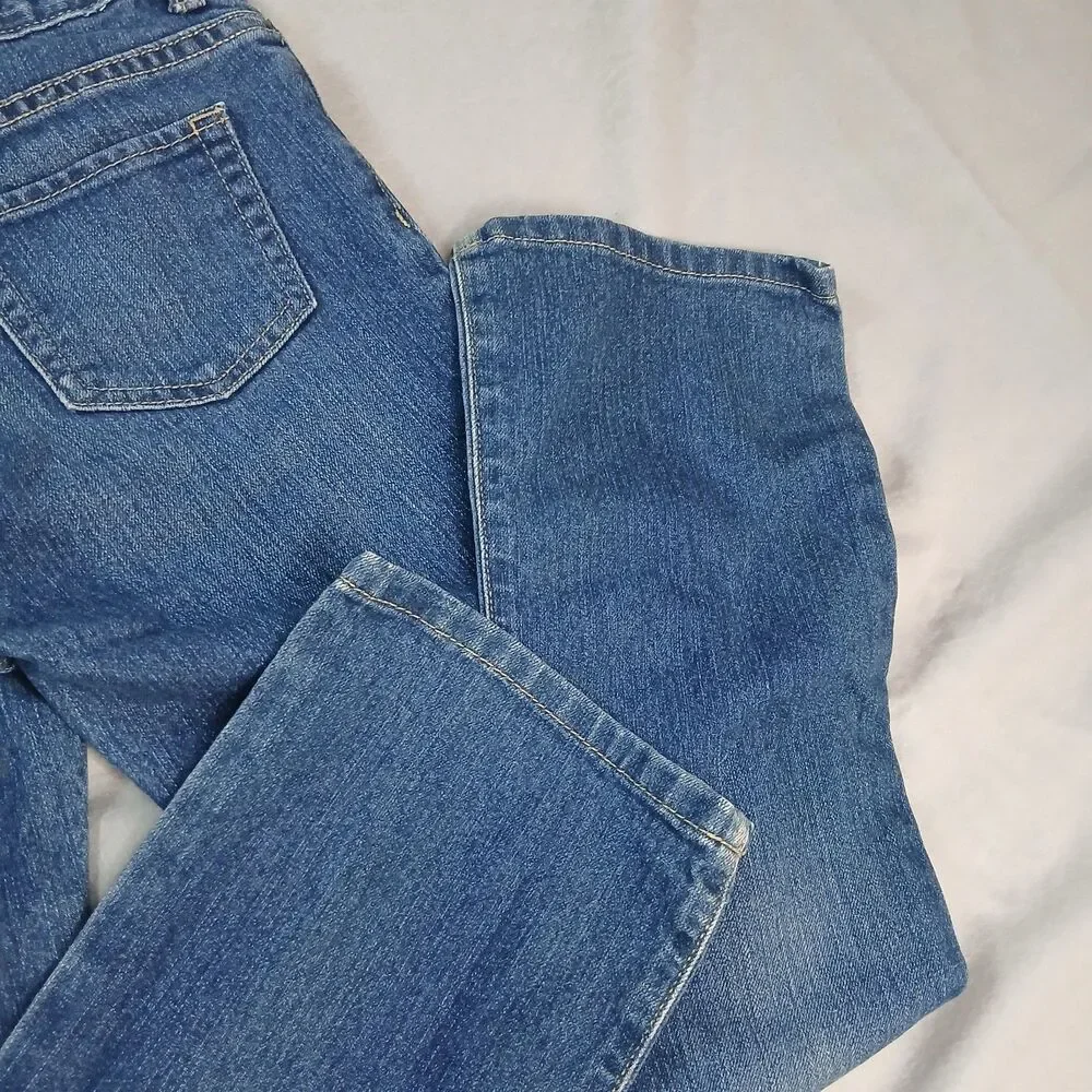 The Children's Place Bootcut Jeans Denim Pants Adjustable Waist Youth Girls 12